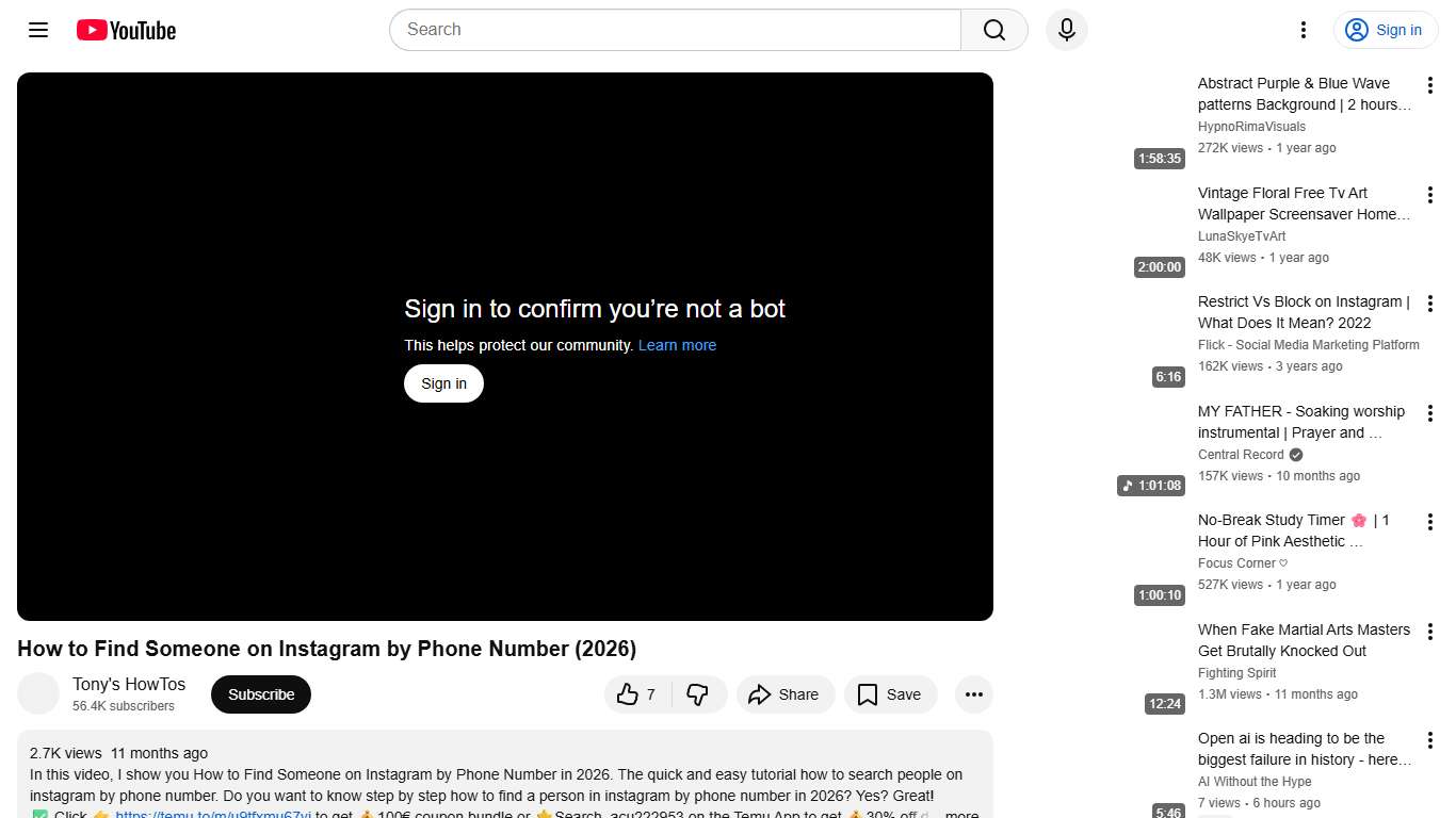 How to Find Someone on Instagram by Phone Number (2026) - YouTube